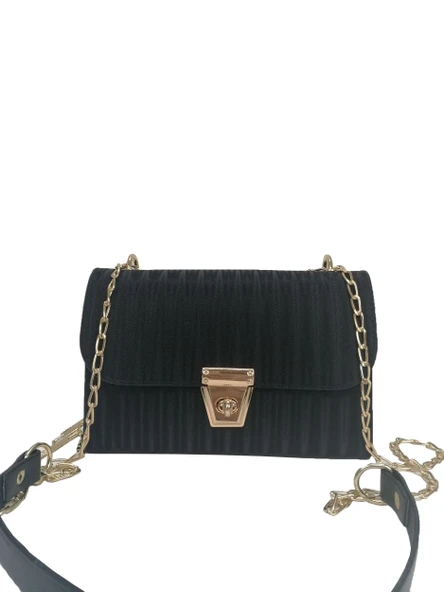 Liva 815 Fermuarlı Toka Kilitli Kadın El Omuz Çapraz Çanta - Resim 7