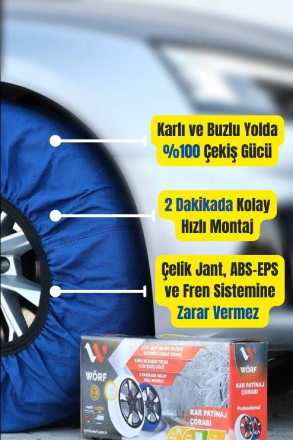 Wörf Kar Çorabı XX Large Beden (XXL) - 2