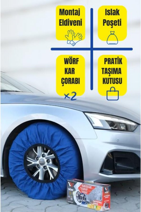 Wörf Kar Çorabı XX Large Beden (XXL) - 3