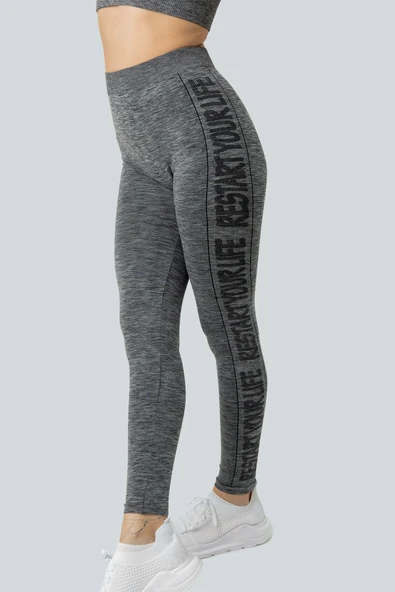 MioFit Baskılı Rahat Uzun Kadın Tayt - Resim 10