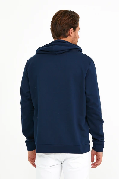 Süperlife Erkek Kapşonlu Regular Fit Tokyo Baskılı İnce Sweatshirt SPR22SW164 - Resim 6