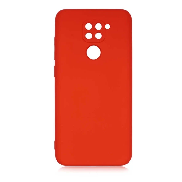 Xiaomi Redmi Note 9 Kılıf Zore Mara Lansman Kapak Kılıf  Kırmızı