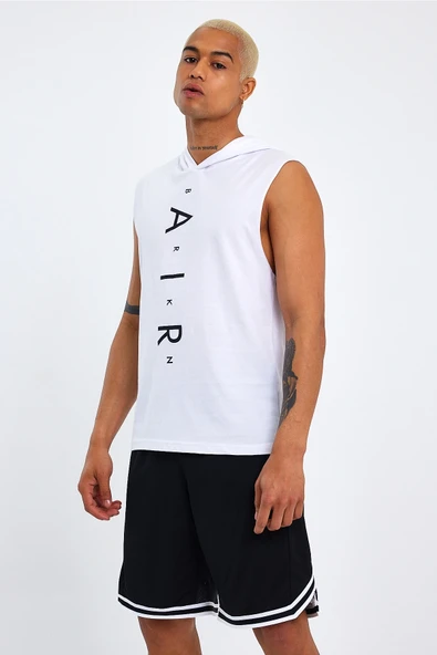 Süperlife Erkek Kapşonlu Standart &Regular Fit  Aır Baskılı Tişort SPR21Y07 - 5