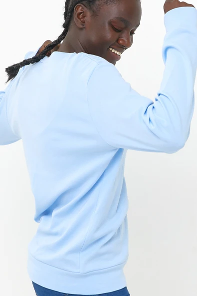 Süperlife Kadın Bisiklet Yaka Regular Fit Sweatshirt spr21k17 - 4