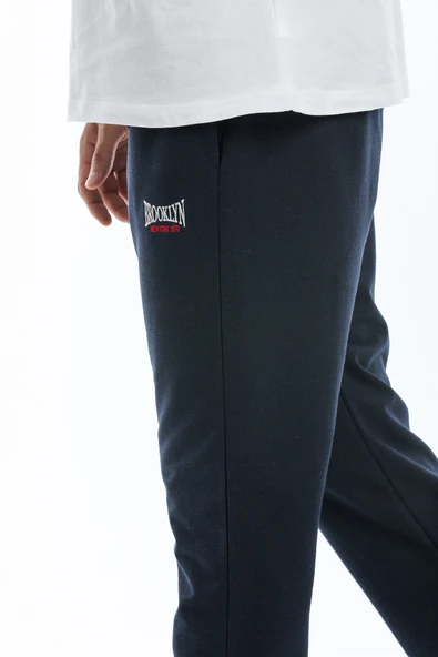 Süperlife Erkek Regular Fit Brooklyn K.Nakışlı İnce Eşofman Altı SPR151 - 6