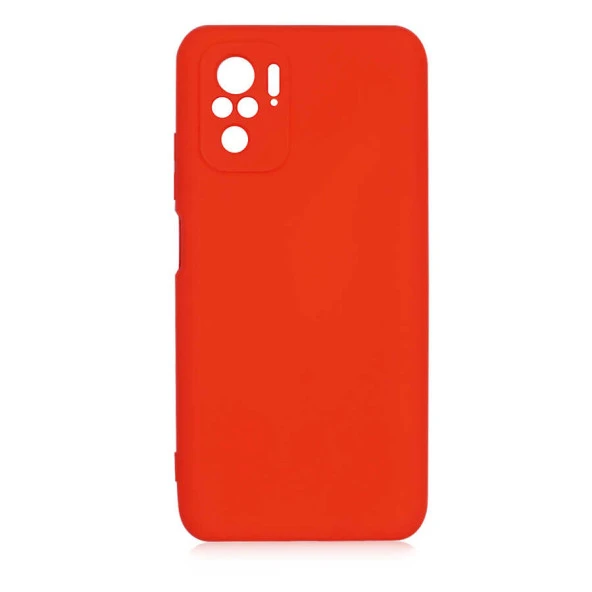 Xiaomi Redmi Note 10S Kılıf Zore Mara Lansman Kapak Kılıf  Kırmızı