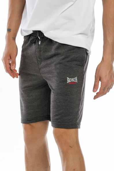 Süperlife Erkek Regular Fit Nakışlı Brooklyn Şort SPR21Y57 - Resim 2