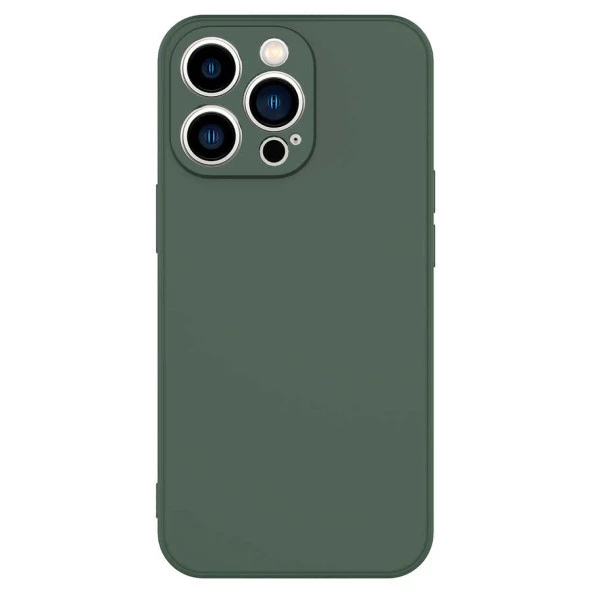 Apple iPhone 13 Pro Max Kılıf Zore Mara Lansman Kapak Kılıf  Koyu Yeşil