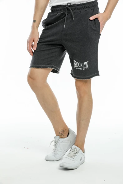 Süperlife Erkek Nakışlı Şort SPR21Y58 - 5