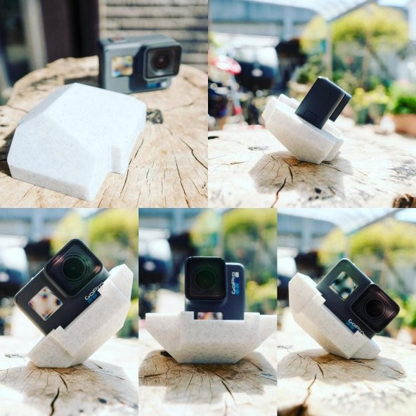 Gopro Hero5 / 6/7 Polyhedron Stand Plastik Aparat