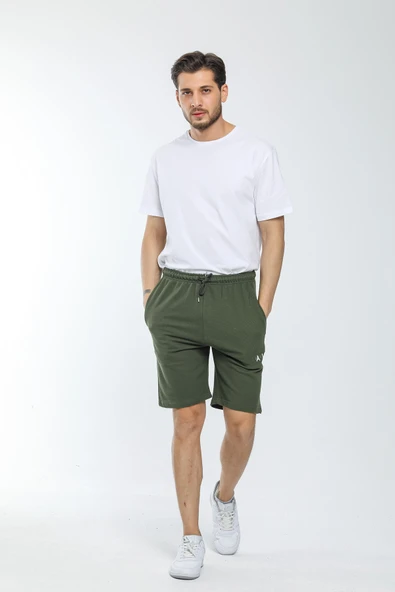 Süperlife Erkek Dar Kalıp Air Baskılı Şort SPR21Y52