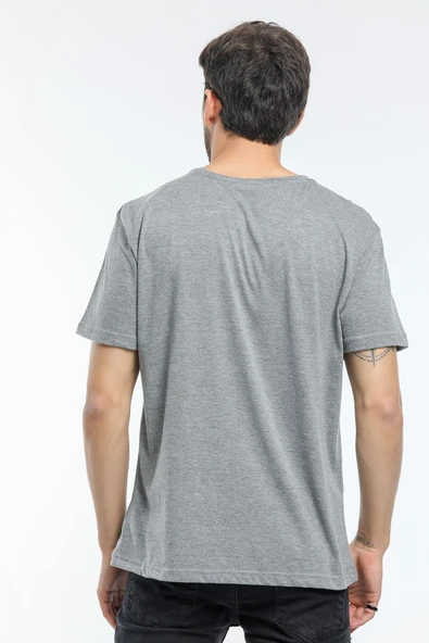 Süperlife Erkek Bisiklet Yaka Slim Fit Garnili Tişort SPR21Y02 - 8