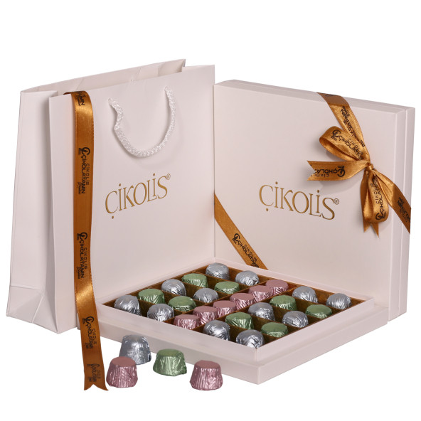 FINDIK DOLGULU SARGILI ÇİKOLATA (300 gr)