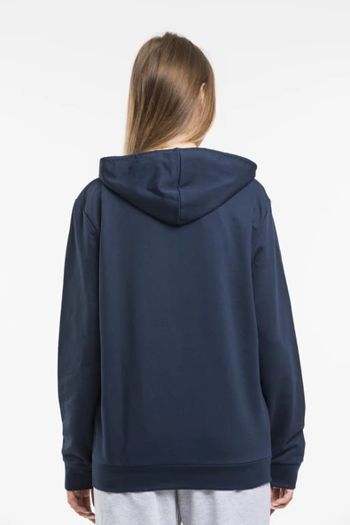 Süperlife Kadın Kapşonlu Regular Fit İnce Sweatshirt spr21k55 - 8