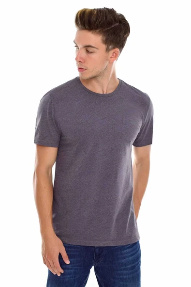 Süperlife Erkek Bisiklet Yaka Dar Kalıp Brooklyn Baskılı Tişort SPR 266 - 8