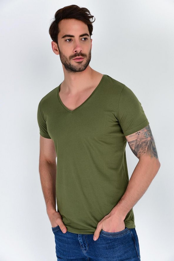 SPR 246 V Yaka Erkek Tshırt - 9