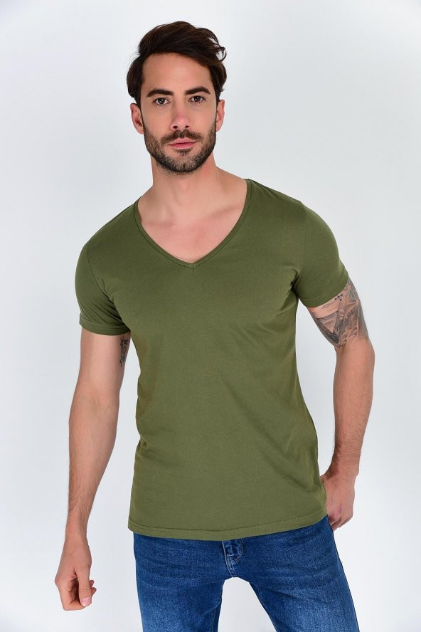 SPR 246 V Yaka Erkek Tshırt - 10