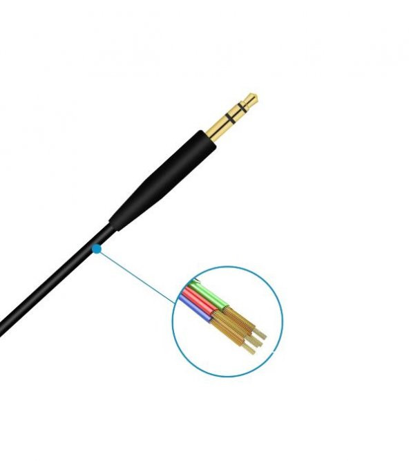 Bose QC25 QE2 QC35 QC35 II Uyumlu Mikrofonlu Kulaklık Ses Kablosu - 3