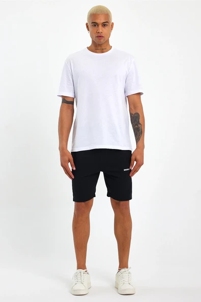 Süperlife Erkek Slim Fit Air Brooklyn Basklı Şort SPR 2020Y09 - 4