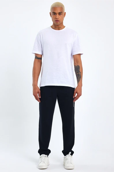 Süperlife Erkek Regular Fit Broklyn Baskılı İnce Eşofman Altı SPR 203