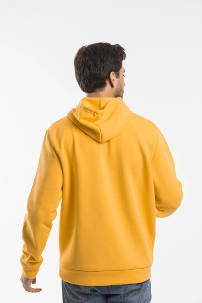 Süperlife Kapşonlu Uzun Kollu Baskılı Dar Kalıp İnce Erkek Sweatshirt SPR 2019K61 - 12