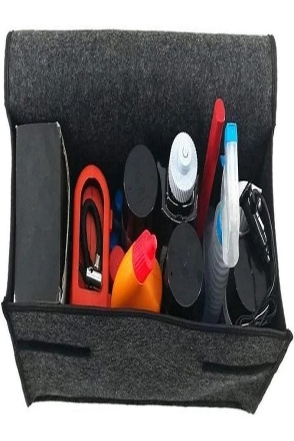 Araba Araç Oto Içi Bagaj Çantası Kutusu Düzenleyicisi Organizer - Resim 5