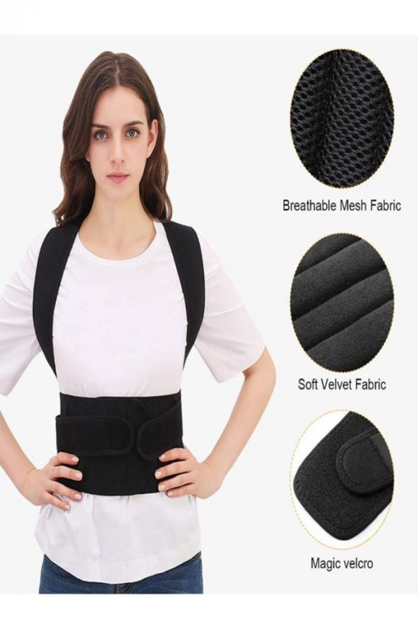 Balenli Bel Ve Sırt Korsesi Dik Durma Korsesi - Resim 5