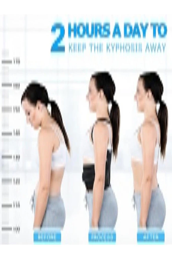 Balenli Bel Ve Sırt Korsesi Dik Durma Korsesi - Resim 2