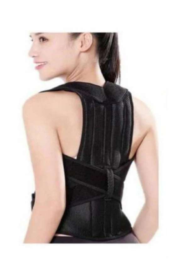 Çift Balenli Dik Durmayı Sağlayan Sırt Omuz Bel Korsesi Unisex Kamburluk Önleyici Dik Duruş Korsesi ürün görseli