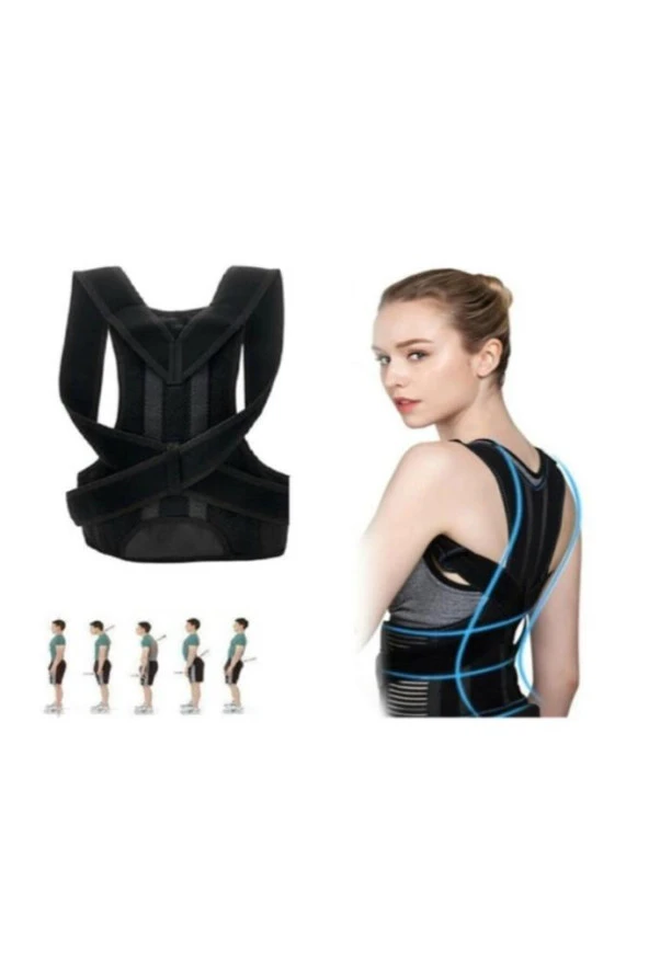 Duruş Bozukluğu Için Korse Medikal Bel Korsesi Sırt Düzleştirici - Resim 3