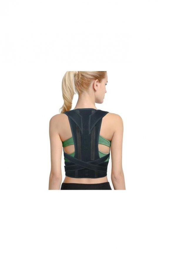 Manyetik Balenli Korse Bel Ve Sırt Destek Ortopedik Dik Duruş Korsesi Omuz Skolyoz Kamburluk - Resim 2