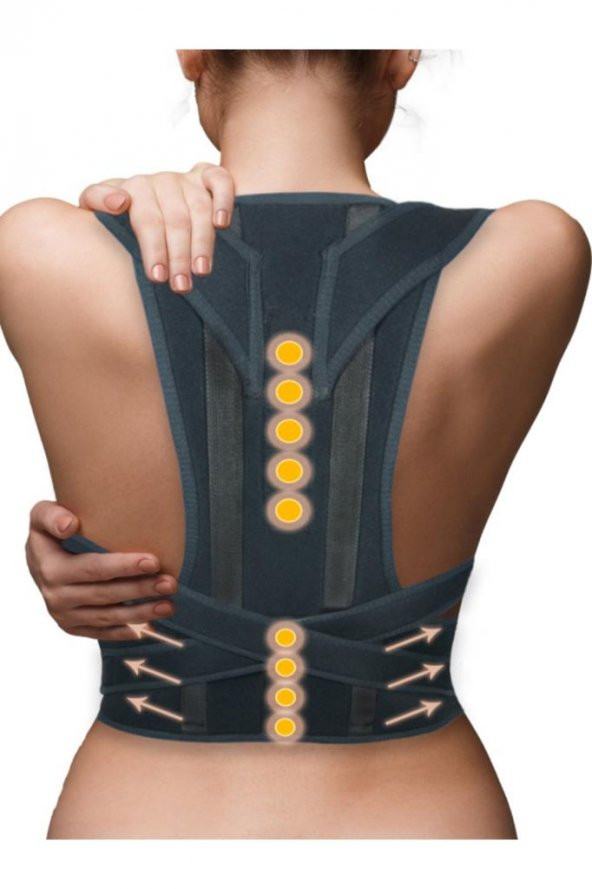 Spor Bel Koruyucu Balenli Manyetik Korse Dik Duruş Korsesi Medikal Korse - Resim 4