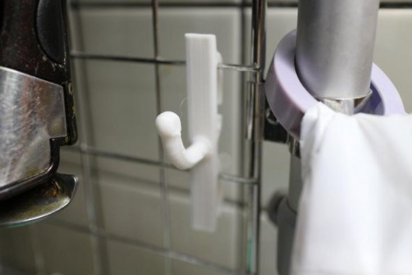 Tel Mutfak Askısı İnce Plastik Aparat - 2