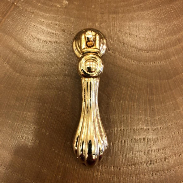 Saçaklı Kulp Altın Sarkaç (2 Adet) - Resim 2