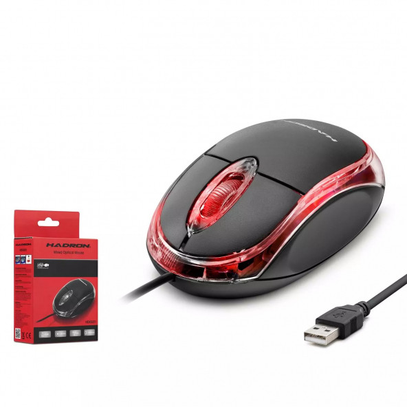 HADRON Hdx3251 Kablolu Usb Mouse-mini Usb Maus-siyah Mouse-kablolu Fare