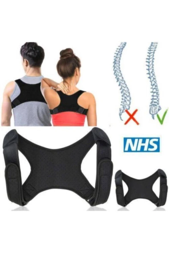 Medikal Omuz Sırt Ortobedik Posturex Dik Duruş Korsesi Yeleği - Resim 7