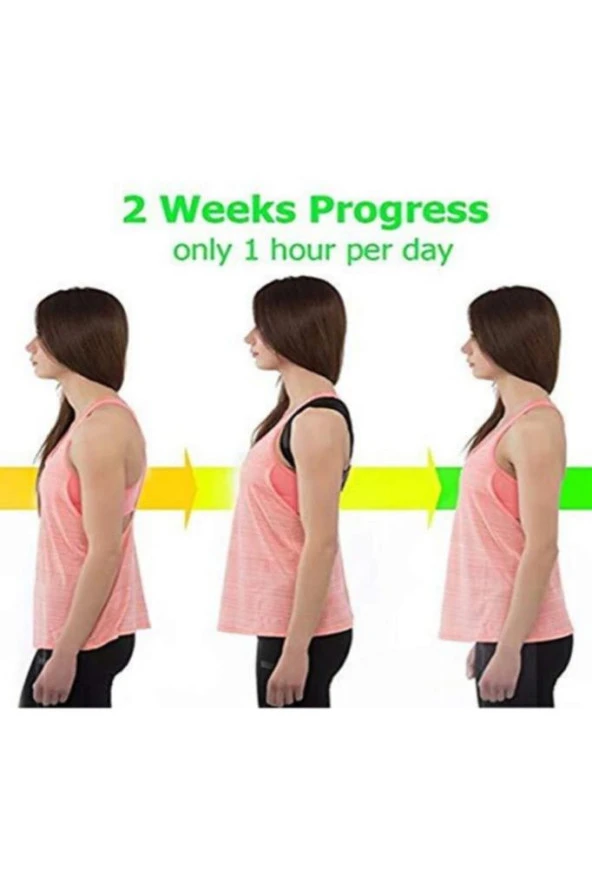 Spor Dik Duruş Korsesi Kamburluk Önleyici Yeni Nesil - Resim 5