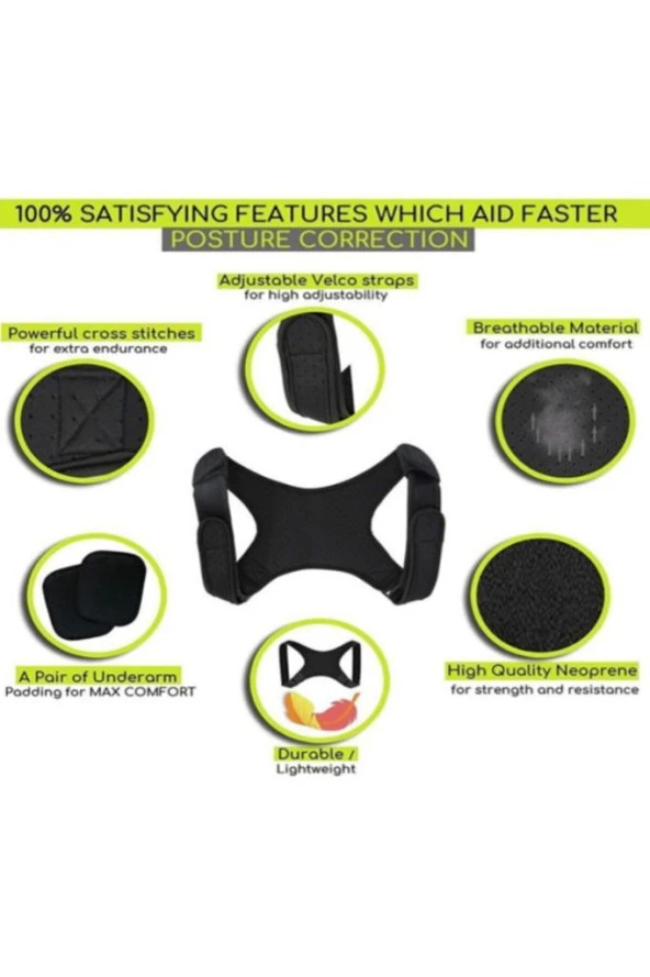 Yeni Nesil Dik Duruş Korsesi Posturex Korse Dik Durma Aparatı - Resim 3