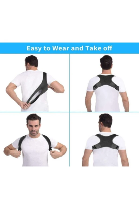 Unisex Dik Duruş Korsesi Posturex Korse Dik Durma Aparatı - Resim 4