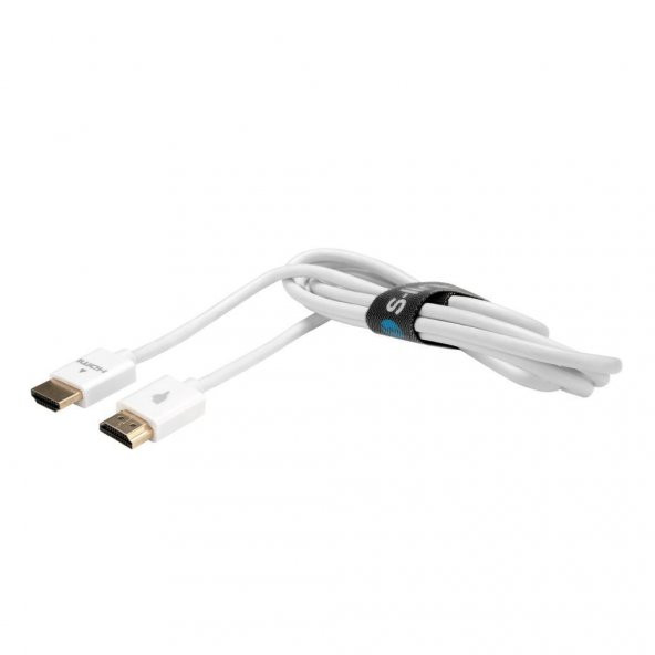 S-link Swapp SW-HD1 HDMI TO HDMI 1.5m Beyaz. 2.0 Ver Real3D 2160P 4K Ultra DH Kablo - 3