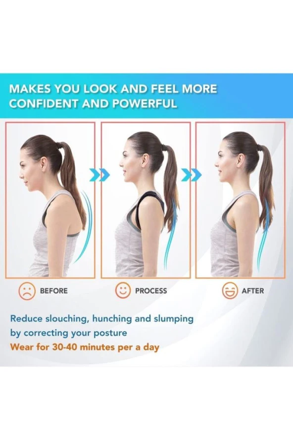 Vücut Dik Durma Omuz Sırt Bel Korsesi Medikal Ortopedik Dik Durus Korse - Resim 5