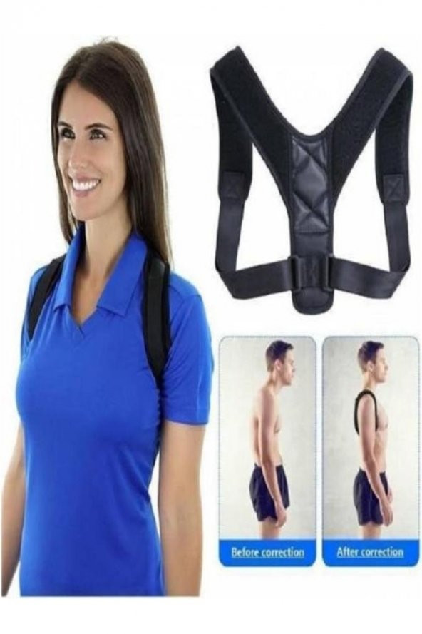 Medikal Korse Ortopedik Sırt Korsesi Doğru Duruş Korsesi Kamburluk Önleyici Korse Bel Destekli - Resim 5