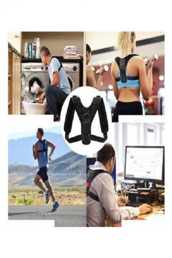 Medikal Korse Ortopedik Sırt Korsesi Doğru Duruş Korsesi Kamburluk Önleyici Korse Bel Destekli - Resim 6