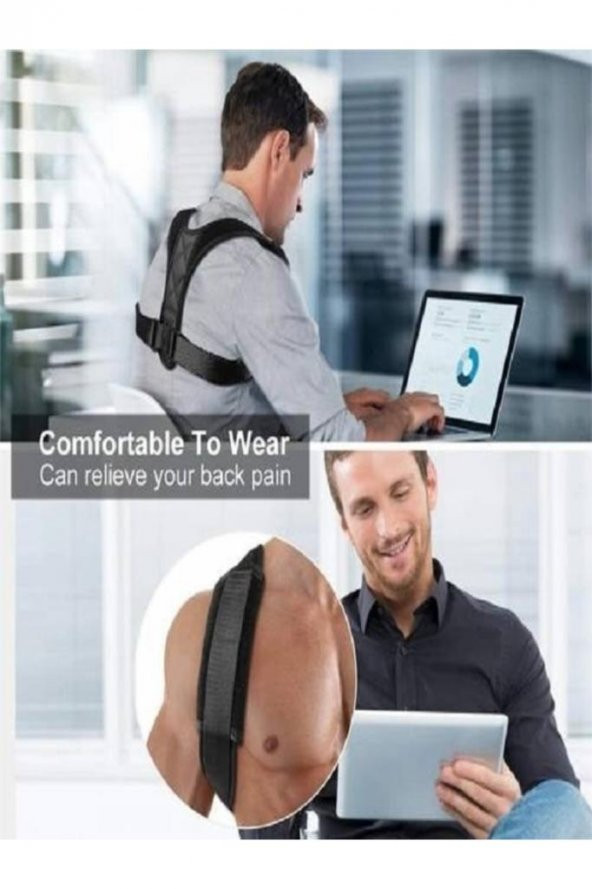 Medikal Korse Ortopedik Sırt Korsesi Doğru Duruş Korsesi Kamburluk Önleyici Korse Bel Destekli - Resim 2