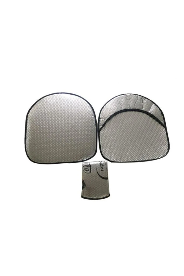 Oto Direksiyon Güneşliği Araç Araba Direksiyon Kılıfı Koruma Örtüsü Güneşlik Gölgelik - Resim 2