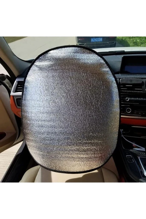 Direksiyon Güneşliği Araç Direksiyon Güneş Koruyucu Kılıf   Uyumlu - Resim 3