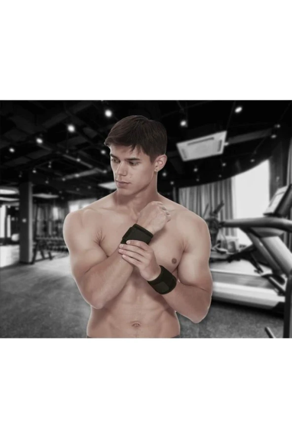 Terletmeyen Ayarlanabilir El Bilek Ateli Bilek Bandajı - Resim 3