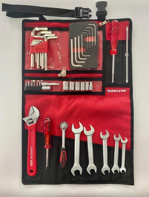 İzeltaş Motosiklet Tamir Ve Bakım Seti 41 Parça