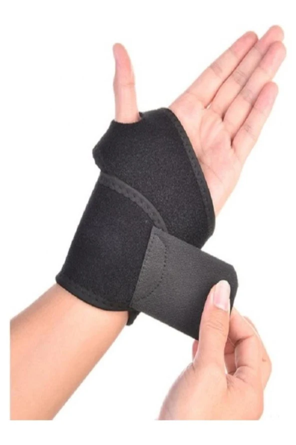 Neopren El Bileği Splinti Bandajı Ateli Sargısı Incinme Spor Bandı - Resim 3