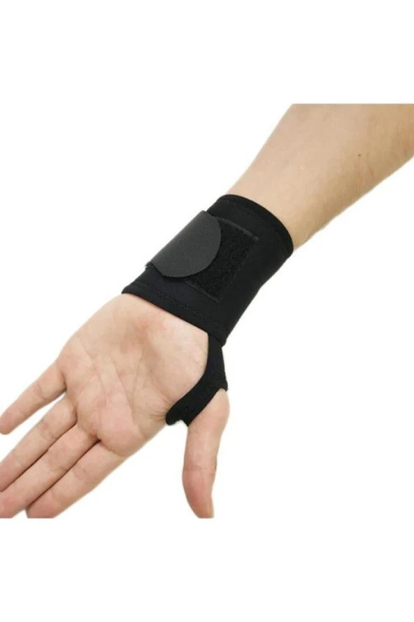 Neopren El Bileği Splinti Bandajı Ateli Sargısı Incinme Spor Bandı - Resim 5